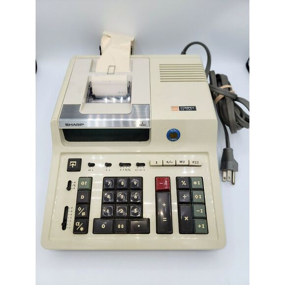 Sharp Compet CS2167 IMB 1 MEG Adding Machine Vintage 1978 Calculating Rare*Works - Picture 1 of 7